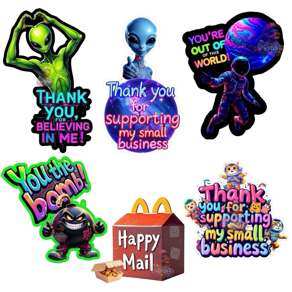 10 Random Variety Sticker Pack!